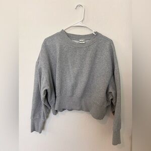 Hurley Heather Gray Crewneck Top